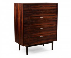 Danish Mid-Century Rosewood High Chest