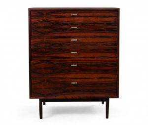 Danish Mid-Century Rosewood High Chest