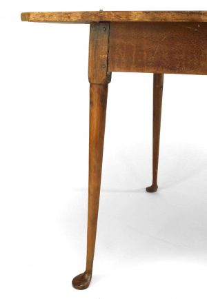 American Country Queen Anne Pine Dining Table